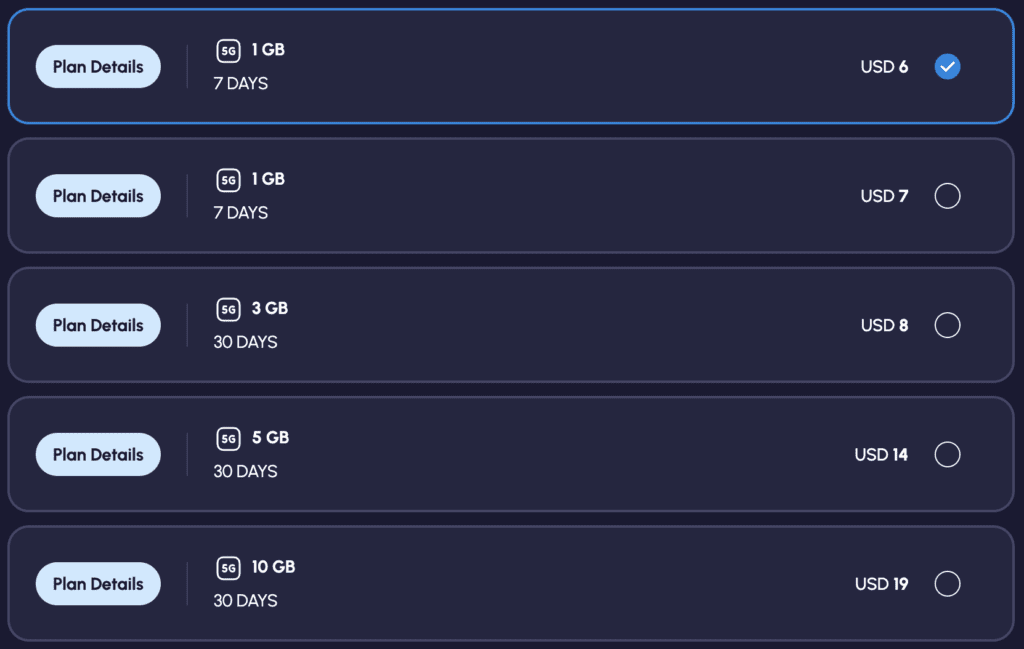 Nomad e-sim paketi za Norvešku