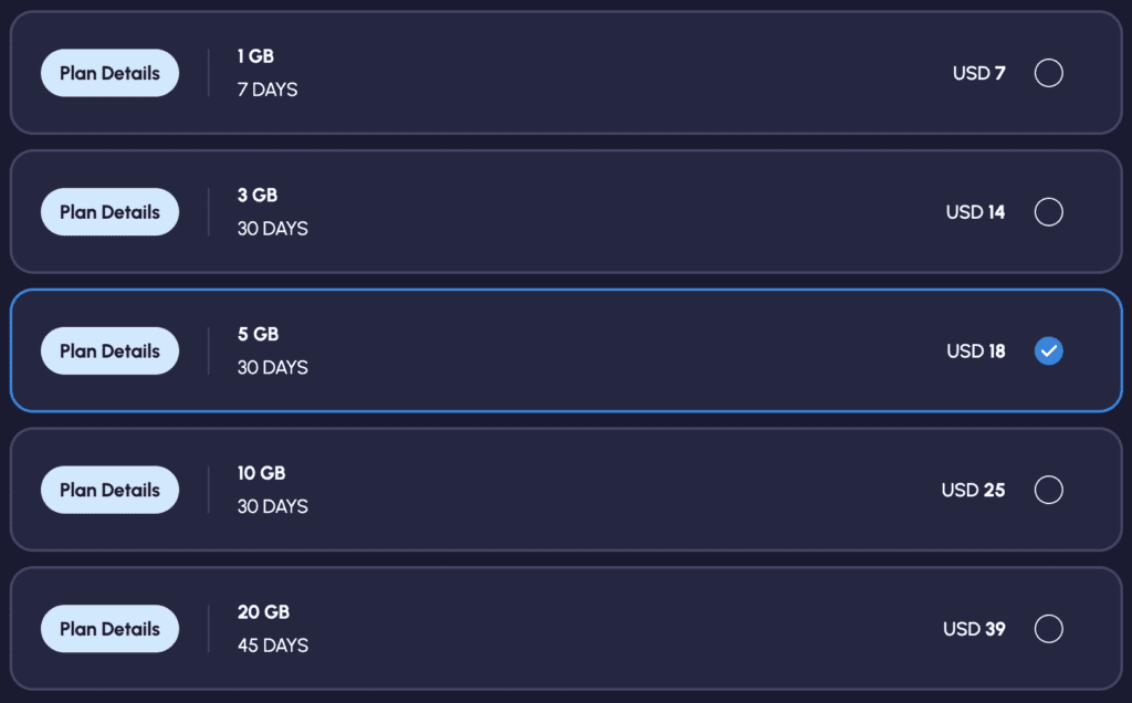 Nomad e-sim paketi za Maroko